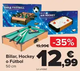Carrefour Tabletop billar, hockey o fútbol oferta