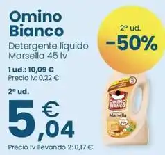 Clarel Omino bianco - detergente líquido marsella oferta