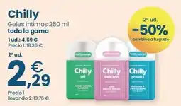 Clarel Chilly - geles intimos oferta