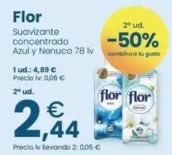 Clarel Flor - suavizante concentrado azul y nenuco oferta