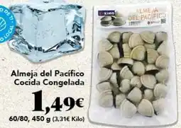 Gadis Almeja del pacífico cocida congelada oferta