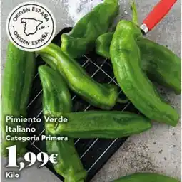 Gadis Origen - pimiento verde italiano oferta