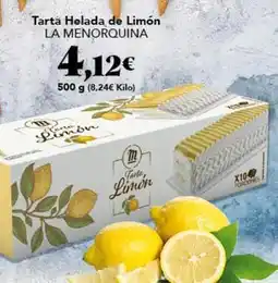 Gadis La menorquina - tarta helada de limón oferta