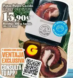 Gadis El rey pulpo - patas pulpo cocido oferta