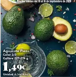 Gadis Aguacate pieza color 2/3 calibre oferta