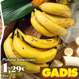Gadis Platano americano oferta
