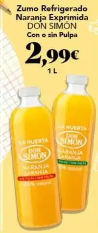 Gadis Don simón - zumo refrigerado naranja exprimida oferta