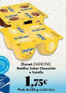 Gadis Danone - natillas sabor chocolate o vainilla oferta