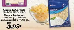 Gadis García baquero - queso ya cortado oferta