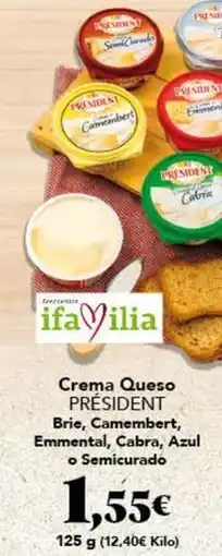 Gadis Président - crema queso oferta