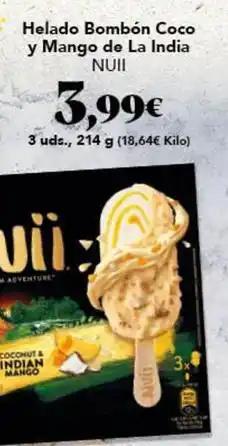 Gadis Nuii - helado bombon coco y mango de la india oferta