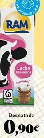 Gadis Ram - leche desnatada oferta