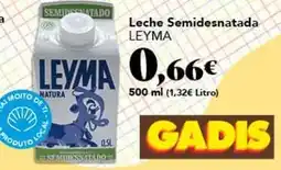 Gadis Leyma - leche semidesnatada oferta