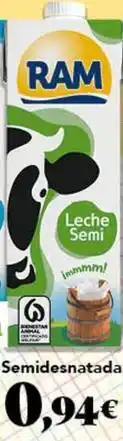 Gadis Ram - leche semi semidesnatada oferta