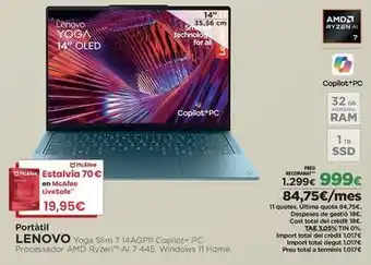Lenovo - portatil