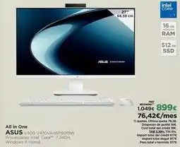 El Corte Inglés Asus - all in one oferta