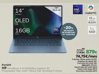 Hp - portátil