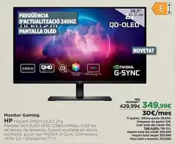 El Corte Inglés Hp - monitor gaming oferta