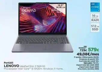Lenovo - portátil