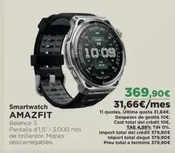 El Corte Inglés Amazfit - smartwatch oferta