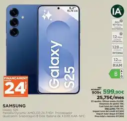 El Corte Inglés Samsung - galaxy s25 oferta