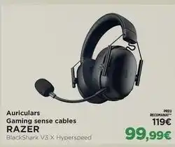 El Corte Inglés Razer - auriculares gaming sense cables oferta