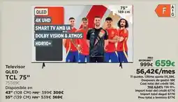 El Corte Inglés Tcl - televisor qled 75 oferta