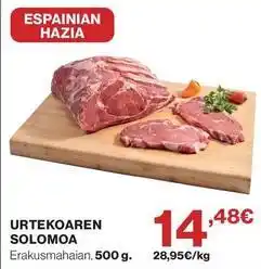 El Corte Inglés Urtekoaren solomoa oferta
