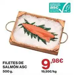 El Corte Inglés Filetes de salmón asc oferta