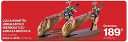 El Corte Inglés Juran martini iberico/arraza iberikoa oferta