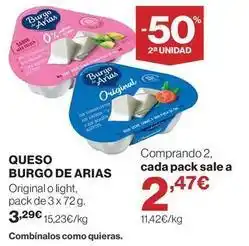 El Corte Inglés Burgo de arias - queso oferta