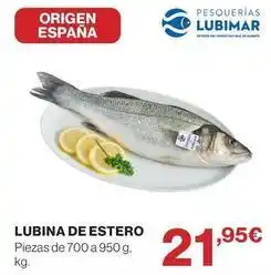 El Corte Inglés Origen - lubina de estero oferta