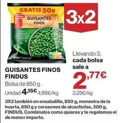 El Corte Inglés Findus - guisantes finos oferta