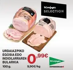 El Corte Inglés Urdaiazpiko egosia edo indioilarrraren bularkia oferta