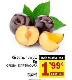 SPAR Origen - ciruelas negras oferta