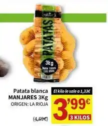 SPAR Manjares - patata blanca oferta