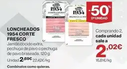 El Corte Inglés Visco frescor - loncheados 1954 corte fresco oferta