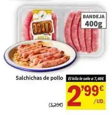 SPAR Bollo - salchichas de pollo oferta