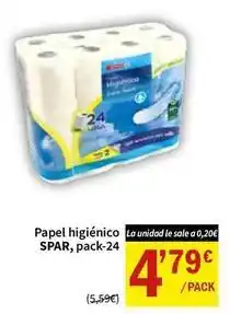 SPAR Spar - papel higiénico oferta
