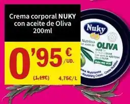 SPAR Crema corporal con aceite de oliva oferta