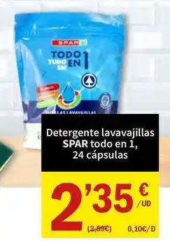 SPAR Spar - detergente lavavajillas todo en 1 oferta