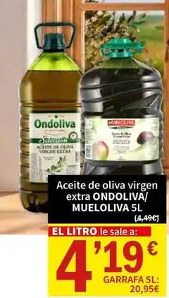 SPAR Mueloliva - aceite de oliva virgen extra oferta