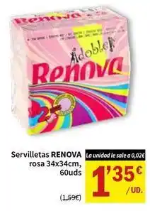 SPAR Renova - servilletas oferta