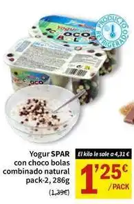SPAR Spar - yogur con choco bolas combinado natural oferta