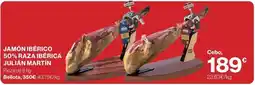 Supercor Julian martín - jamón ibérico 50% raza ibérica oferta