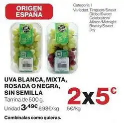Supercor Origen - uva blanca, mixta, rosada o negra, sin semilla oferta