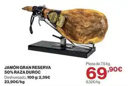 Supercor Duroc - jamón gran reserva 50% raza duroc oferta
