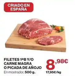 Supercor Filetes 1ab y/o carne magra o picada de añojo oferta