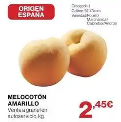 Supercor Origen - melocoton amarillo oferta