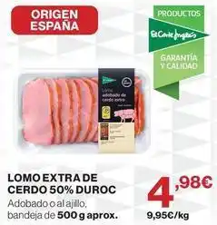 Supercor Duroc - lomo extra de cerdo 50% duroc oferta